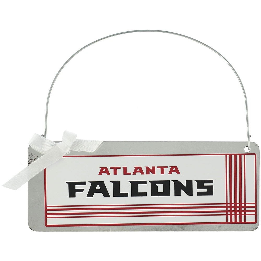 Atlanta Falcons #1 Fan Galvanized Sign Ornament