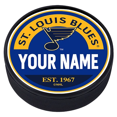 St. Louis Blues Personalized Puck