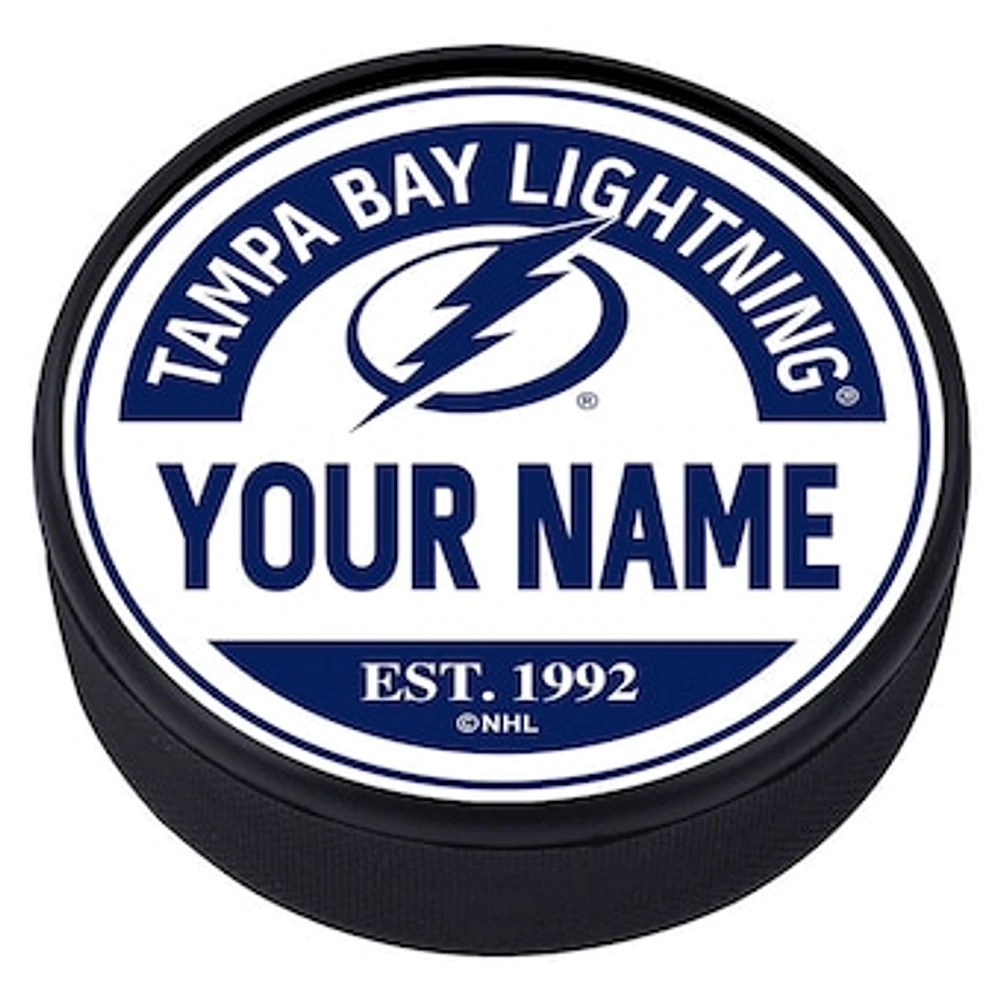 Tampa Bay Lightning Personalized Puck