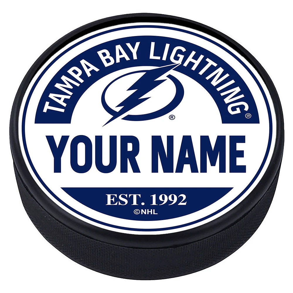 Tampa Bay Lightning Personalized Puck