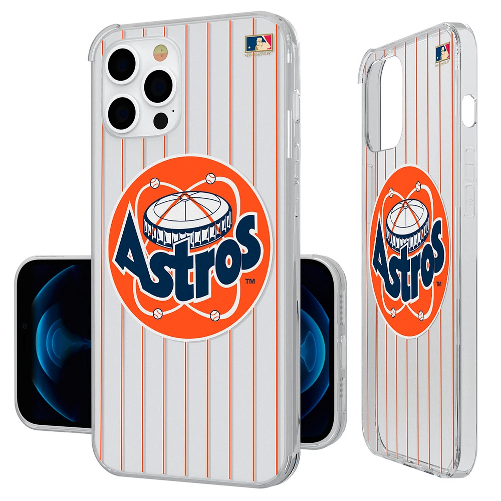 Houston Astros Cooperstown Pinstripe iPhone Clear Case