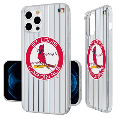 St. Louis Cardinals Cooperstown Pinstripe iPhone Clear Case