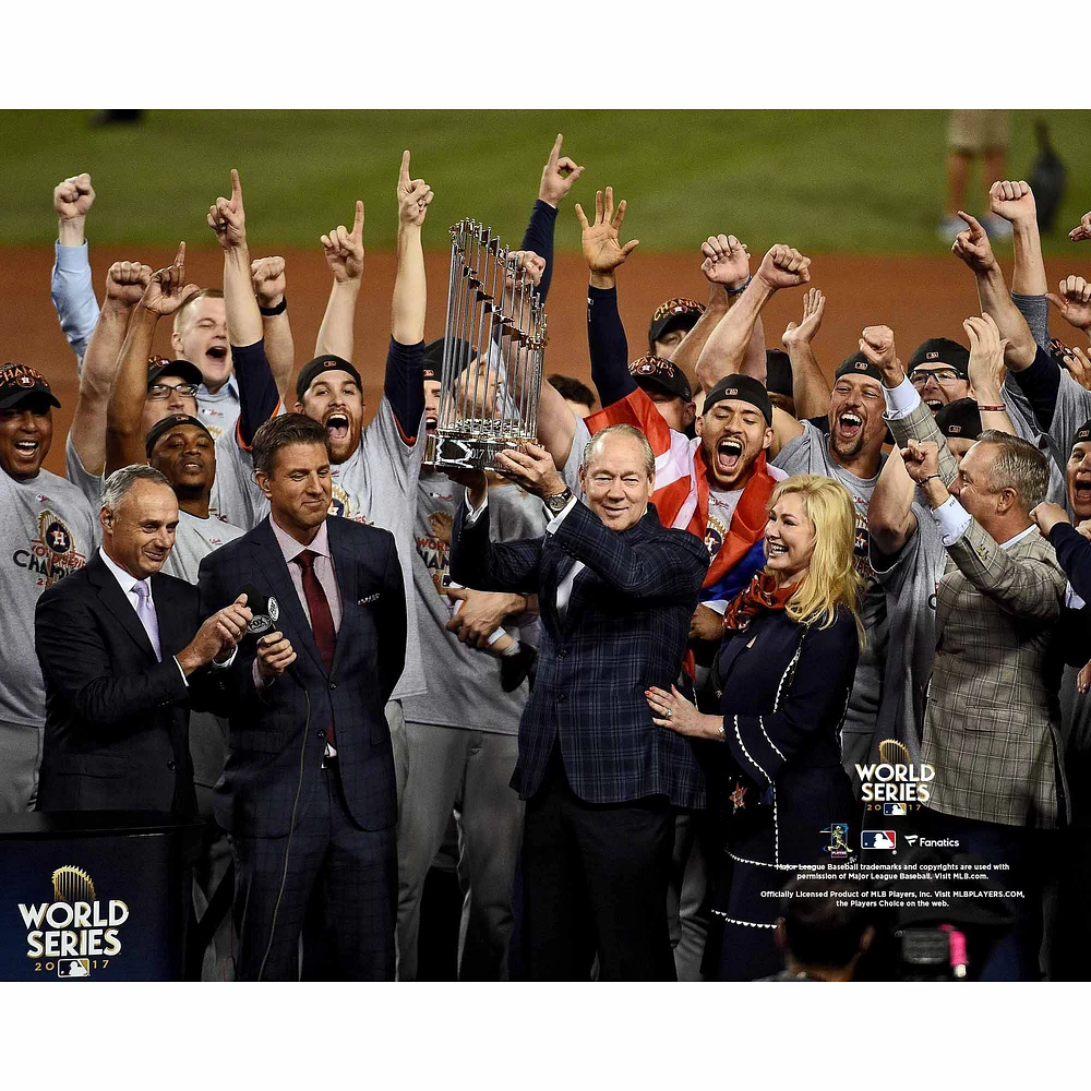 Houston Astros Unsigned 2017 World Series Champions Team Celebration Photograph