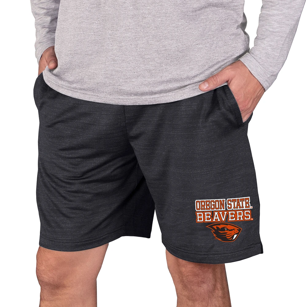 Men's Concepts Sport Charcoal Oregon State Beavers Bullseye Knit Jam Shorts