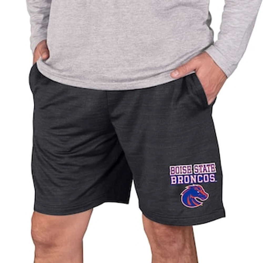 Men's Concepts Sport Charcoal Boise State Broncos Bullseye Knit Jam Shorts