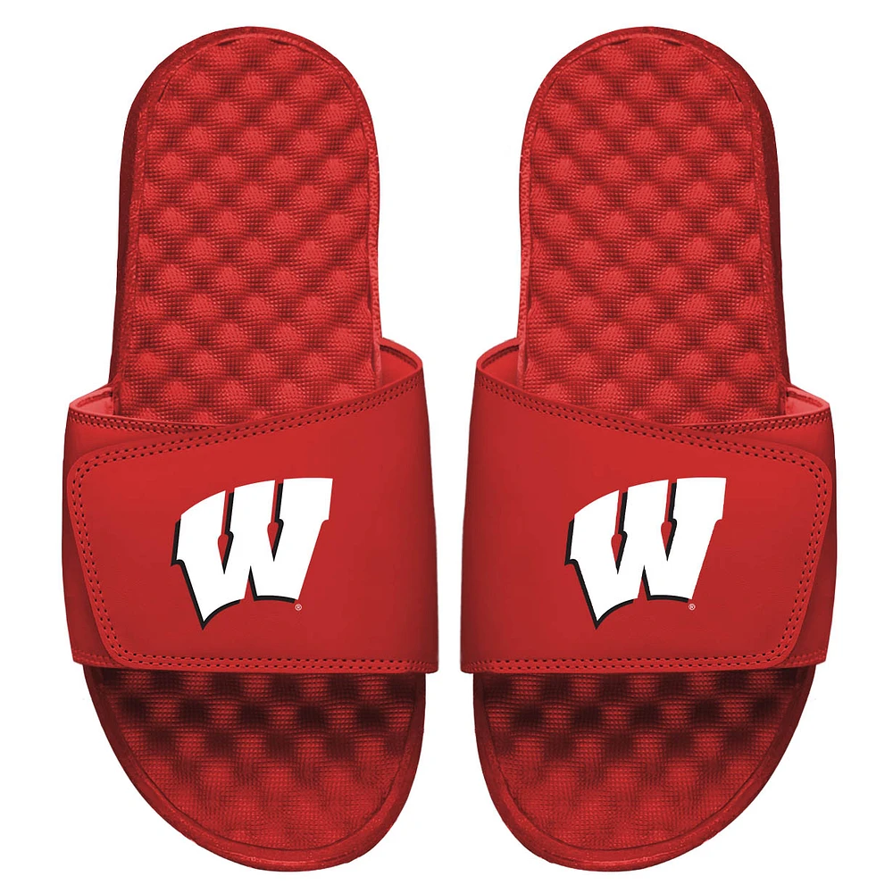 Youth ISlide Wisconsin Badgers Primary Logo Slide Sandals