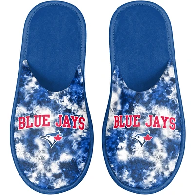 Women's FOCO Toronto Blue Jays Iconic Logo Scuff Slippers