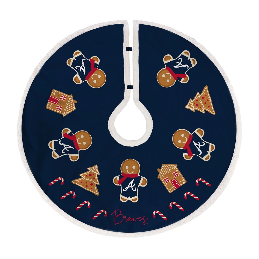 Atlanta Braves Gingerbread Tree Skirt