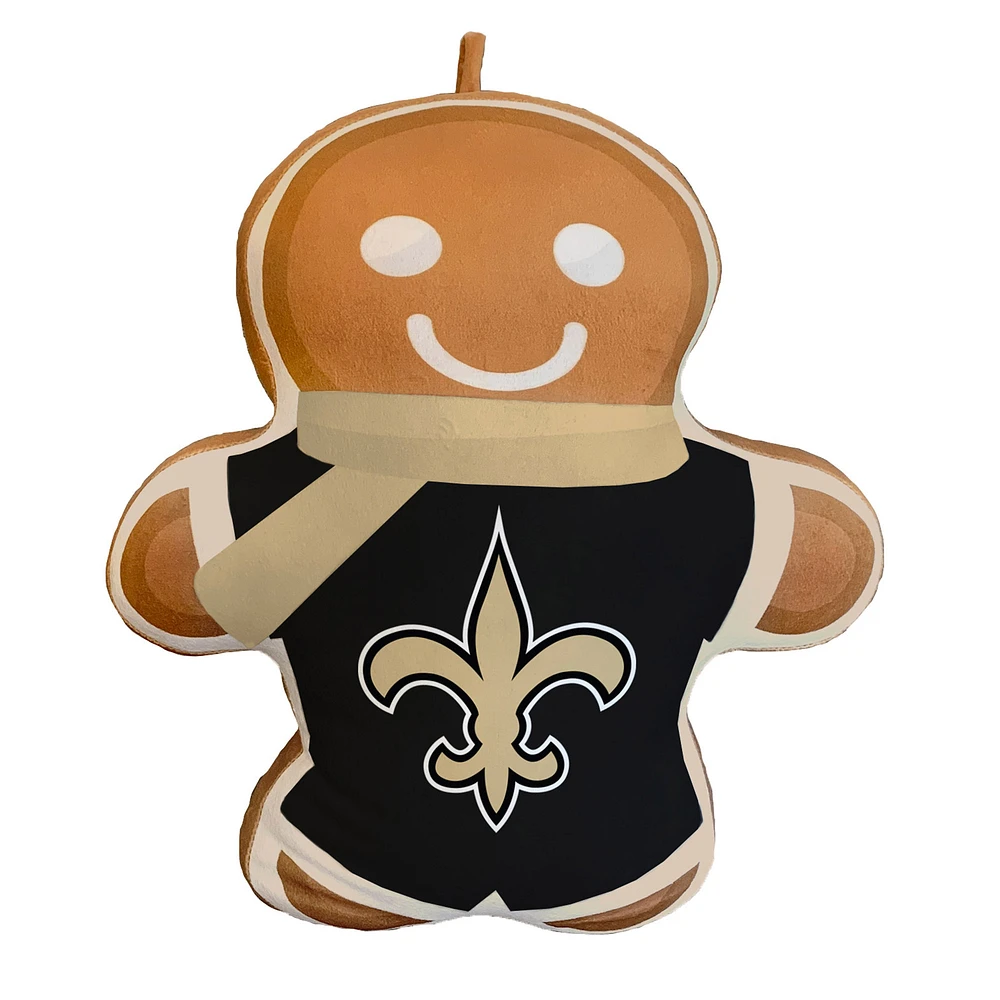 New Orleans Saints Gingerbread Holiday Plushlete