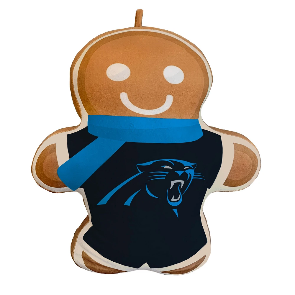Carolina Panthers Gingerbread Holiday Plushlete
