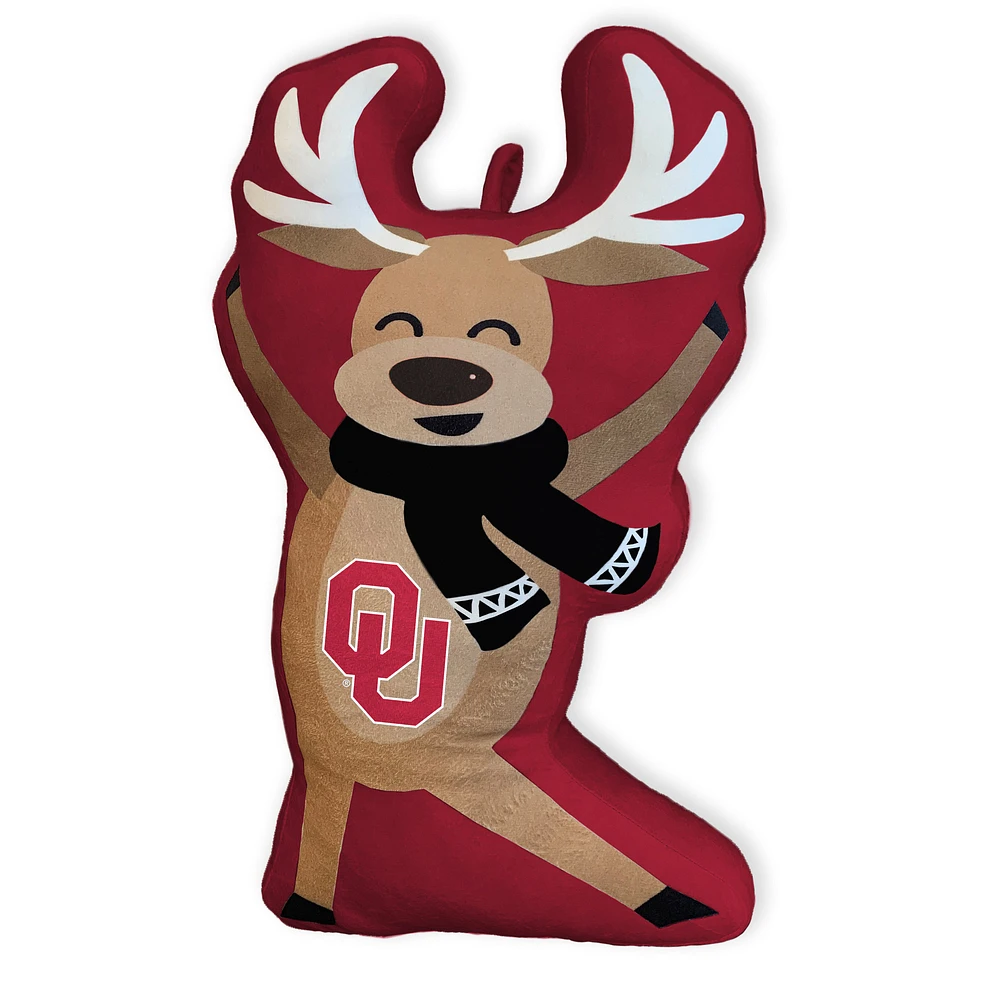 Oklahoma Sooners Reindeer Holiday Plushlete