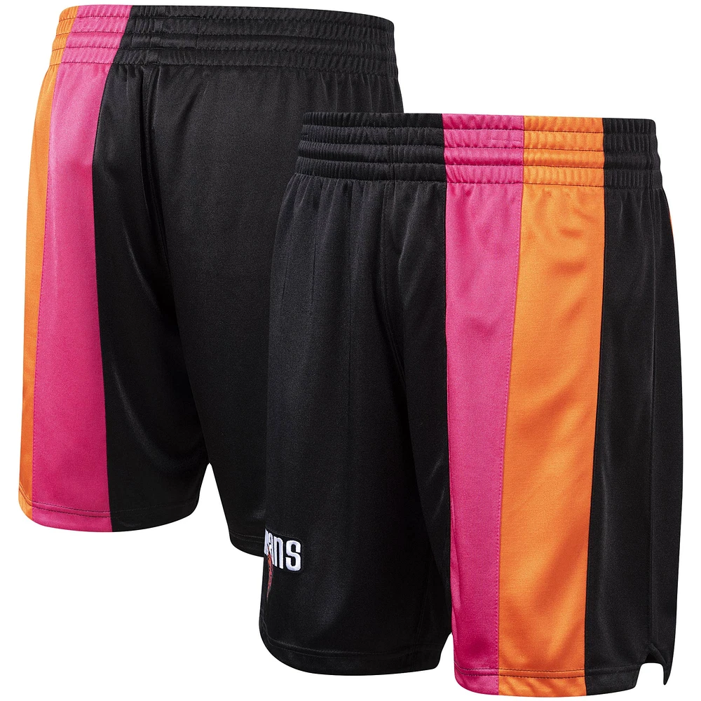 Men's Mitchell & Ness Black Miami Heat 2005/06 Hardwood Classics Authentic Shorts