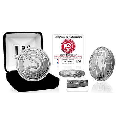Highland Mint Atlanta Hawks Silver Mint Coin