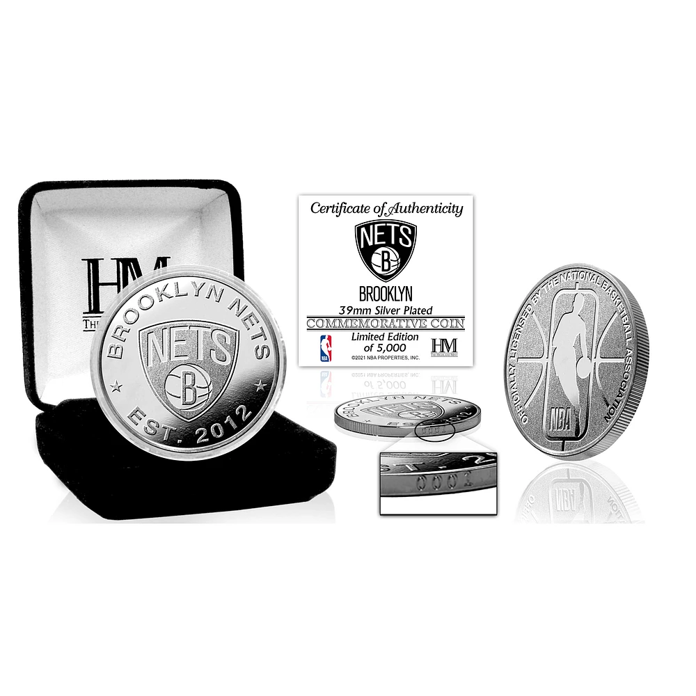 Highland Mint Brooklyn Nets Silver Mint Coin