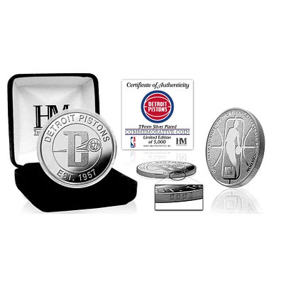 Highland Mint Detroit Pistons Silver Mint Coin
