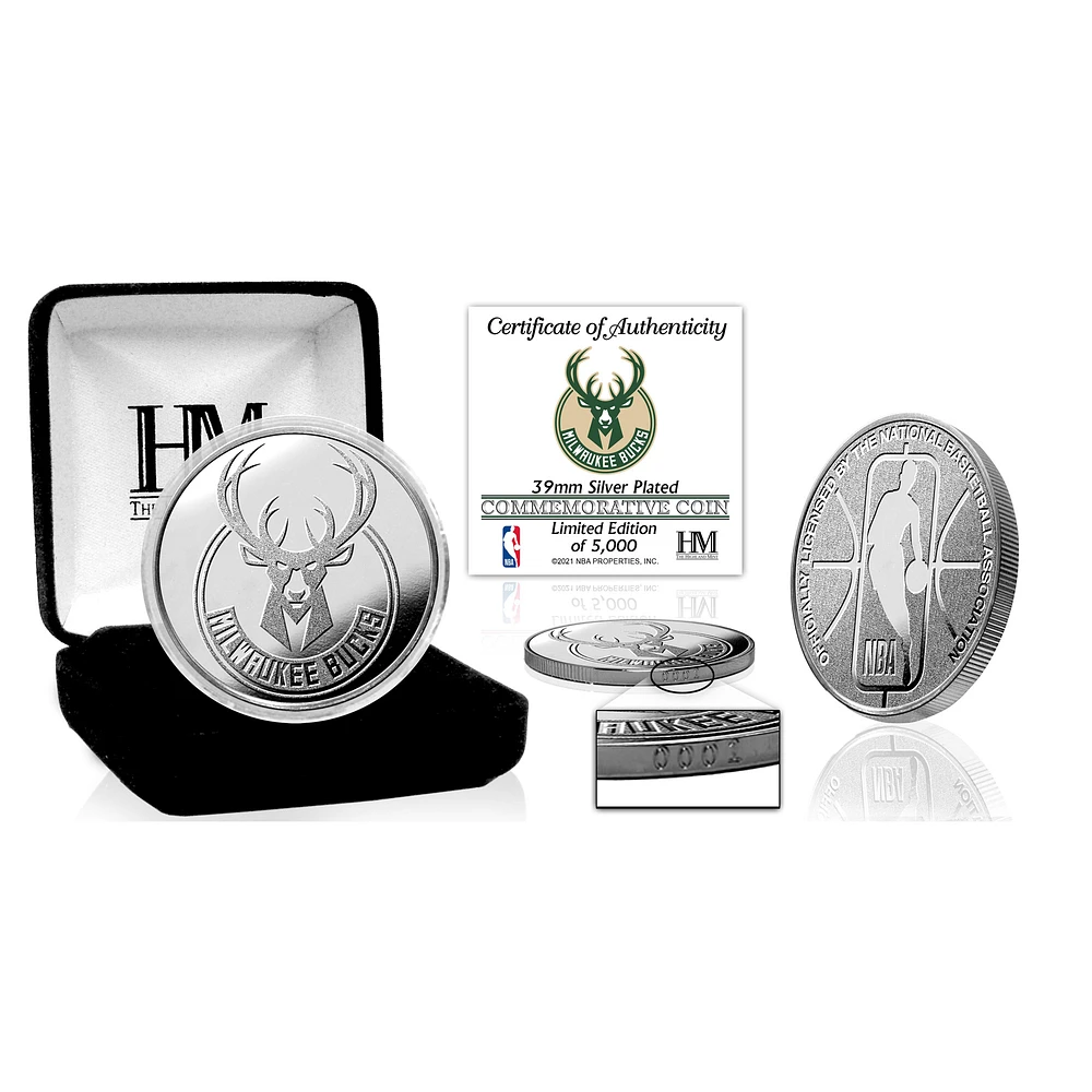 Highland Mint Milwaukee Bucks Silver Mint Coin