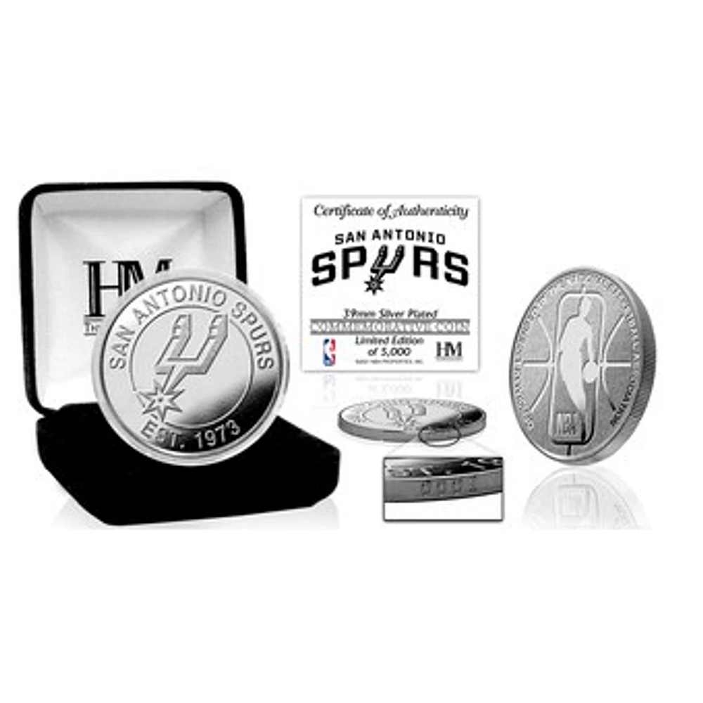 Highland Mint San Antonio Spurs Silver Mint Coin