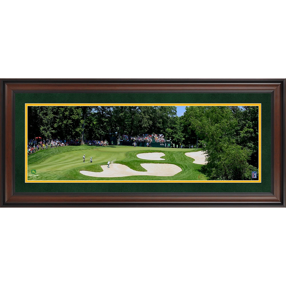 John Deere Classic Framed 10" x 30" PGA Tour Panoramic Photograph
