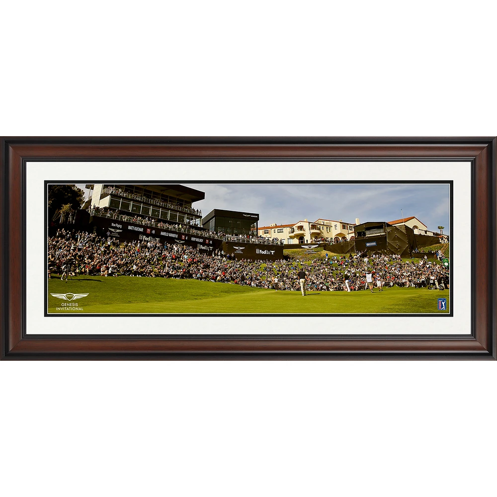 Genesis Invitational Framed 10" x 30" PGA TOUR Panoramic Photograph