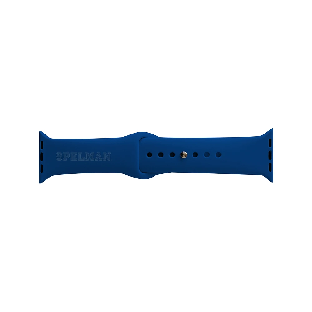 Blue Spelman College Jaguars 38-40mm Apple Watch Band