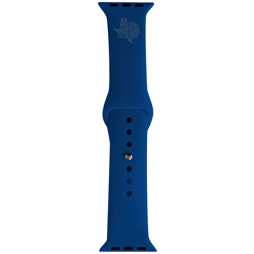 Blue Texas Southern Tigers 38-40mm Apple Watch Band