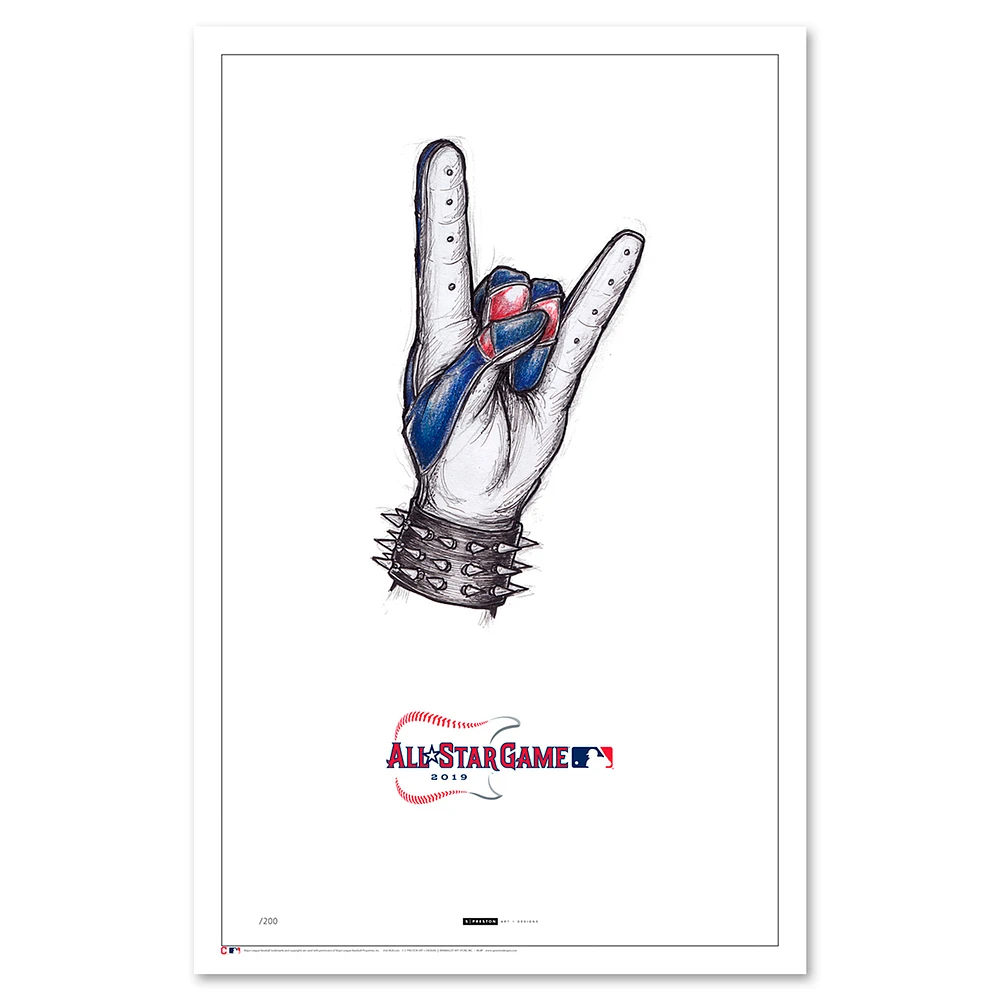 Cleveland Indians 2019 MLB All-Star Game 11'' x 17'' Team Art Poster