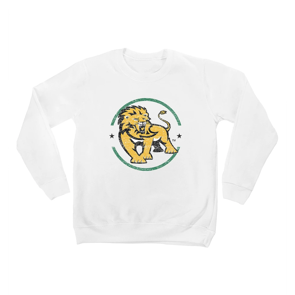 Youth White Southeastern Louisiana Lions End Zone Pullover Sweatshirt
