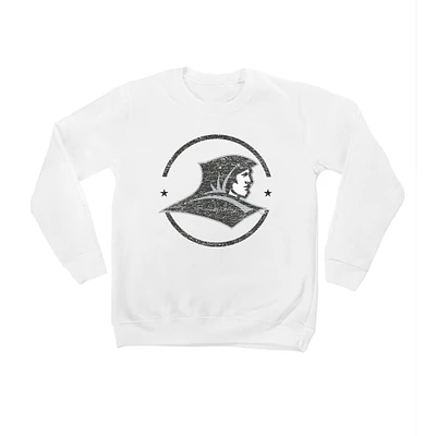 Youth White Providence Friars End Zone Pullover Sweatshirt