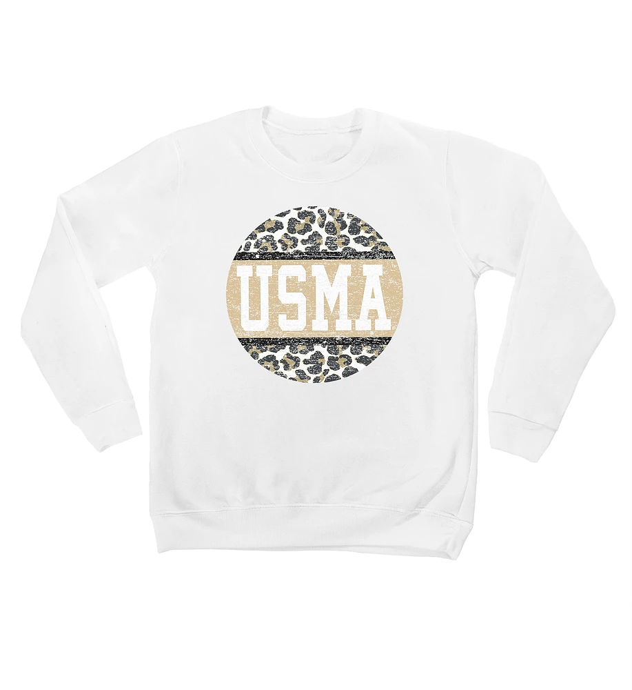 Youth White Army Black Knights Scoop & Score Pullover Sweatshirt