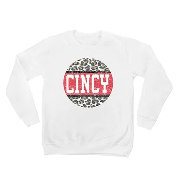Youth White Cincinnati Bearcats Scoop & Score Pullover Sweatshirt