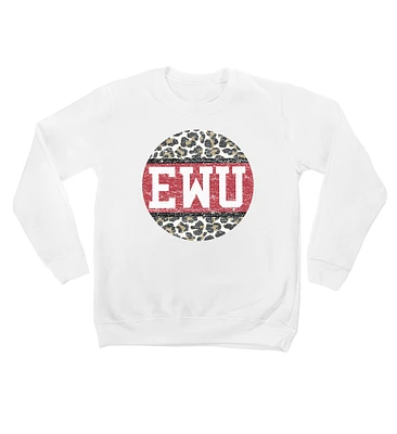 Youth White Eastern Washington Eagles Scoop & Score Pullover Sweatshirt