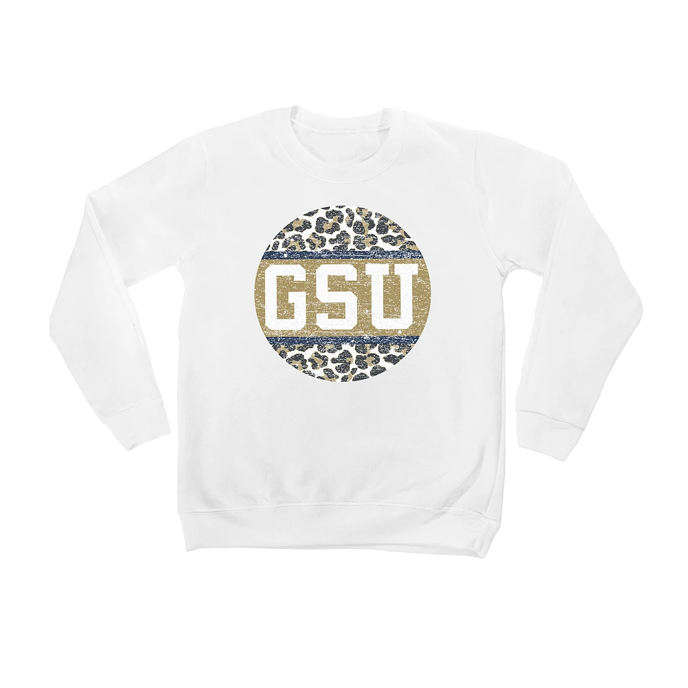Youth White Georgia Southern Eagles Scoop & Score Pullover Sweatshirt
