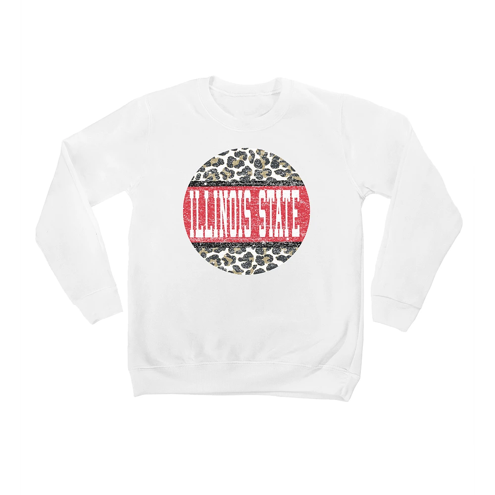 Youth White Illinois State Redbirds Scoop & Score Pullover Sweatshirt