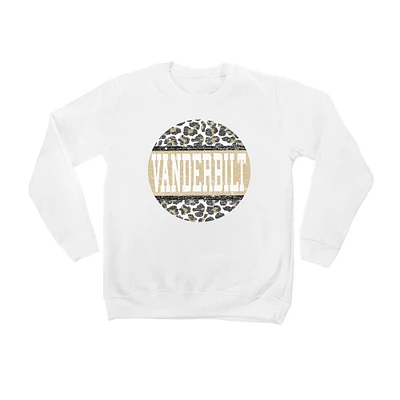 Youth White Vanderbilt Commodores Scoop & Score Pullover Sweatshirt