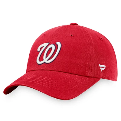 Men's Fanatics Red Washington Nationals Core Adjustable Hat