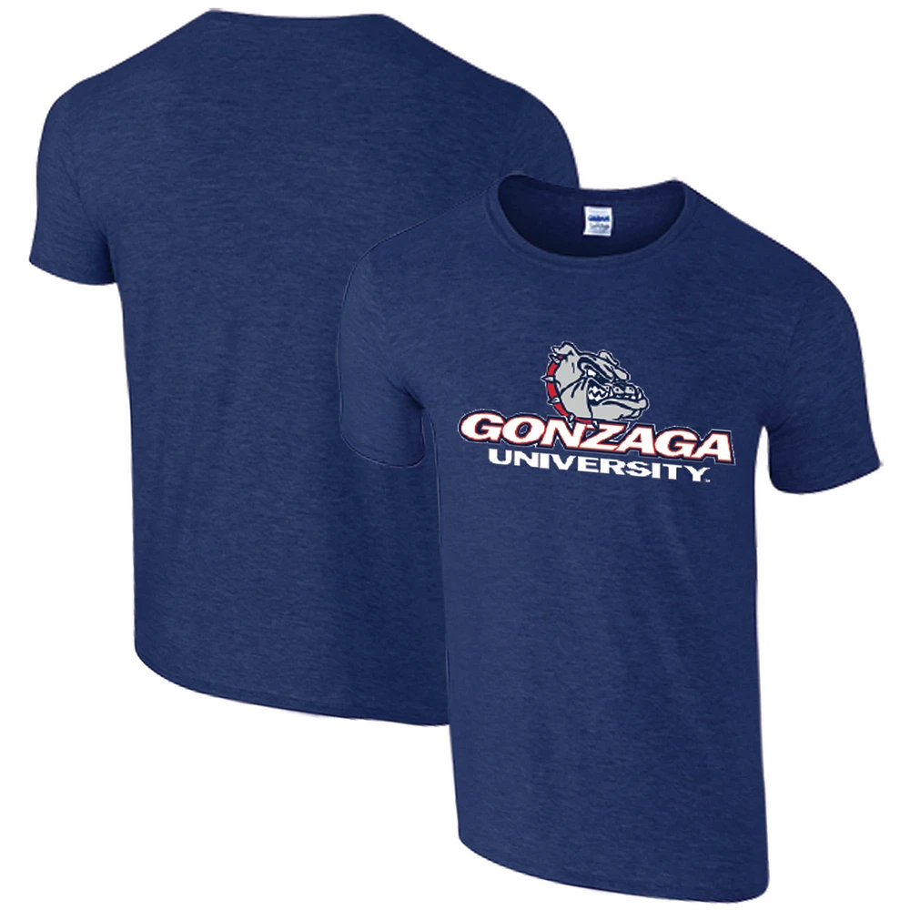 Men's Heathered Navy Gonzaga Bulldogs T-Shirt