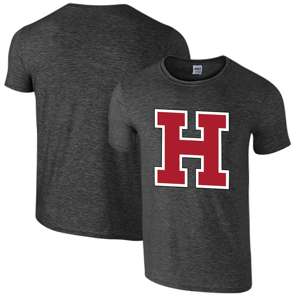 Men's Heathered Charcoal Harvard Crimson T-Shirt