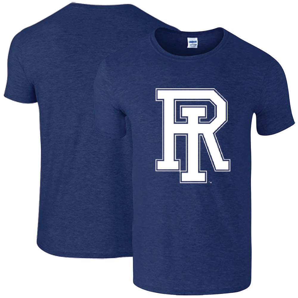 Men's Heathered Navy Rhode Island Rams T-Shirt