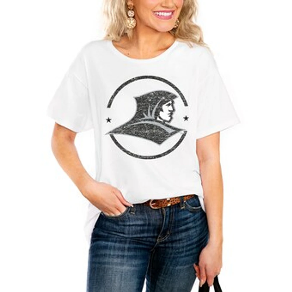 Women's White Providence Friars End Zone Easy T-Shirt