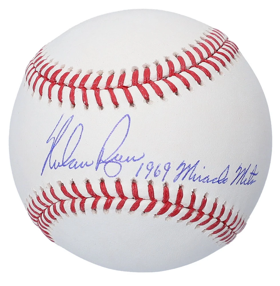 Nolan Ryan New York Mets Autographed Rawlings Baseball with "1969 Miracle Mets" Inscription