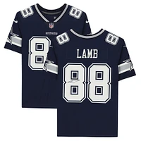 CeeDee Lamb Dallas Cowboys Autographed Navy Nike Limited Jersey