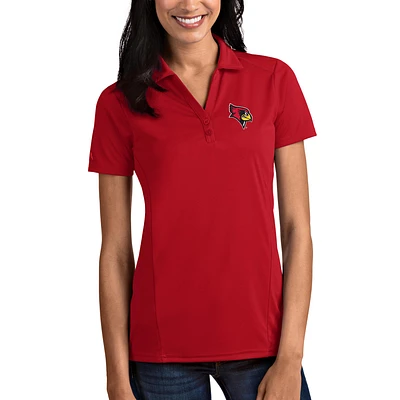Women's Antigua Red Illinois State Redbirds Tribute Polo