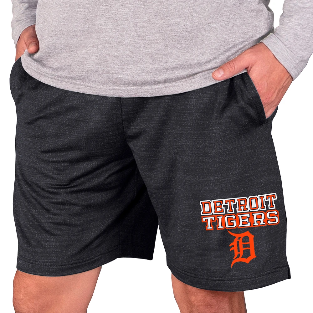 Men's Concepts Sport Charcoal Detroit Tigers Bullseye Knit Jam Shorts