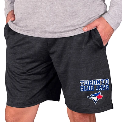 Men's Concepts Sport Charcoal Toronto Blue Jays Bullseye Knit Jam Shorts