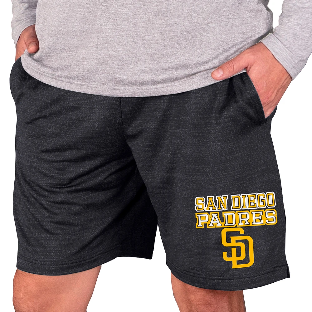 Men's Concepts Sport Charcoal San Diego Padres Bullseye Knit Jam Shorts