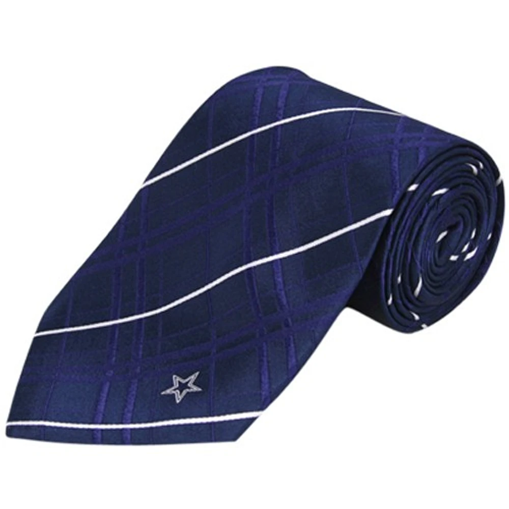 Dallas Cowboys Navy Blue Oxford Woven Silk Tie