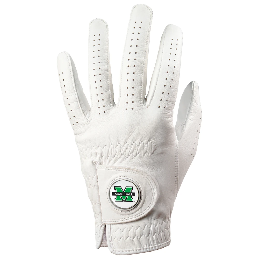 Men's White Marshall Thundering Herd Golf Glove