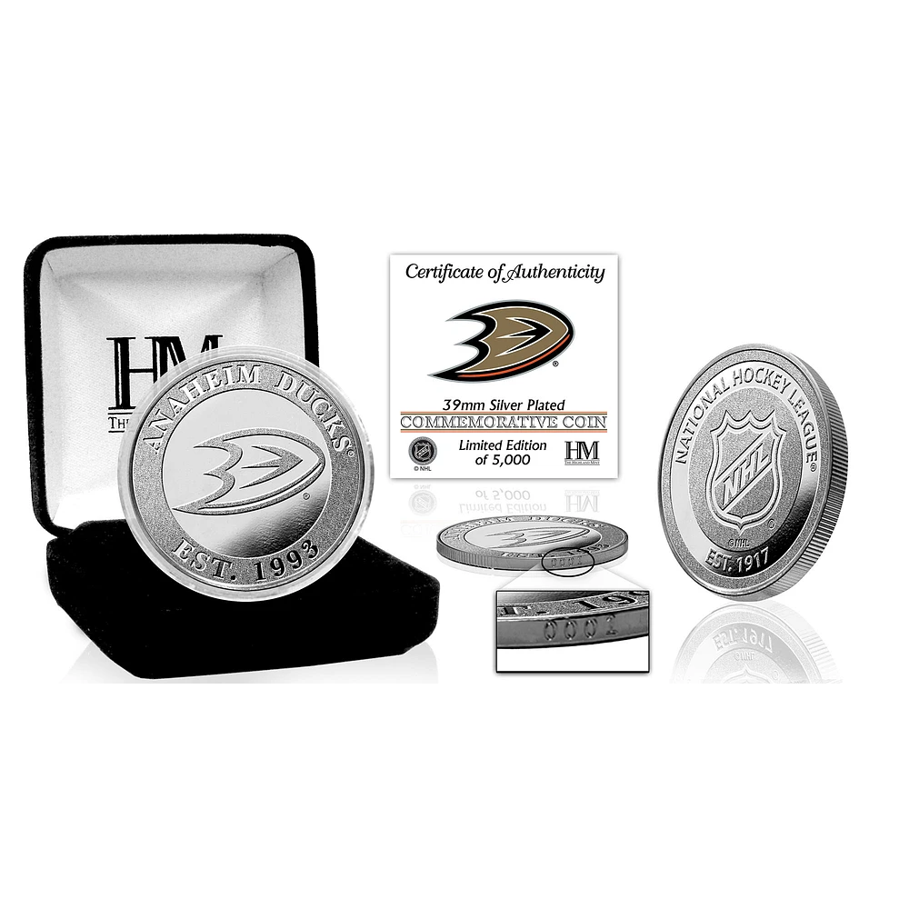 Highland Mint Anaheim Ducks Silver Mint Coin