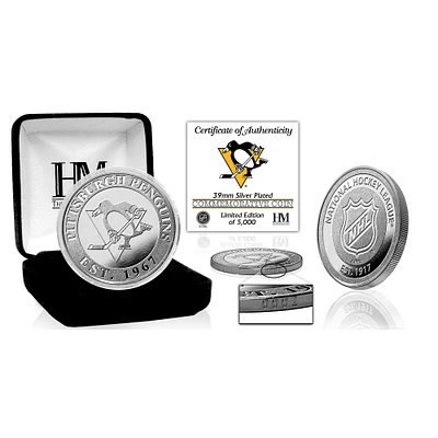 Highland Mint Pittsburgh Penguins Silver Mint Coin