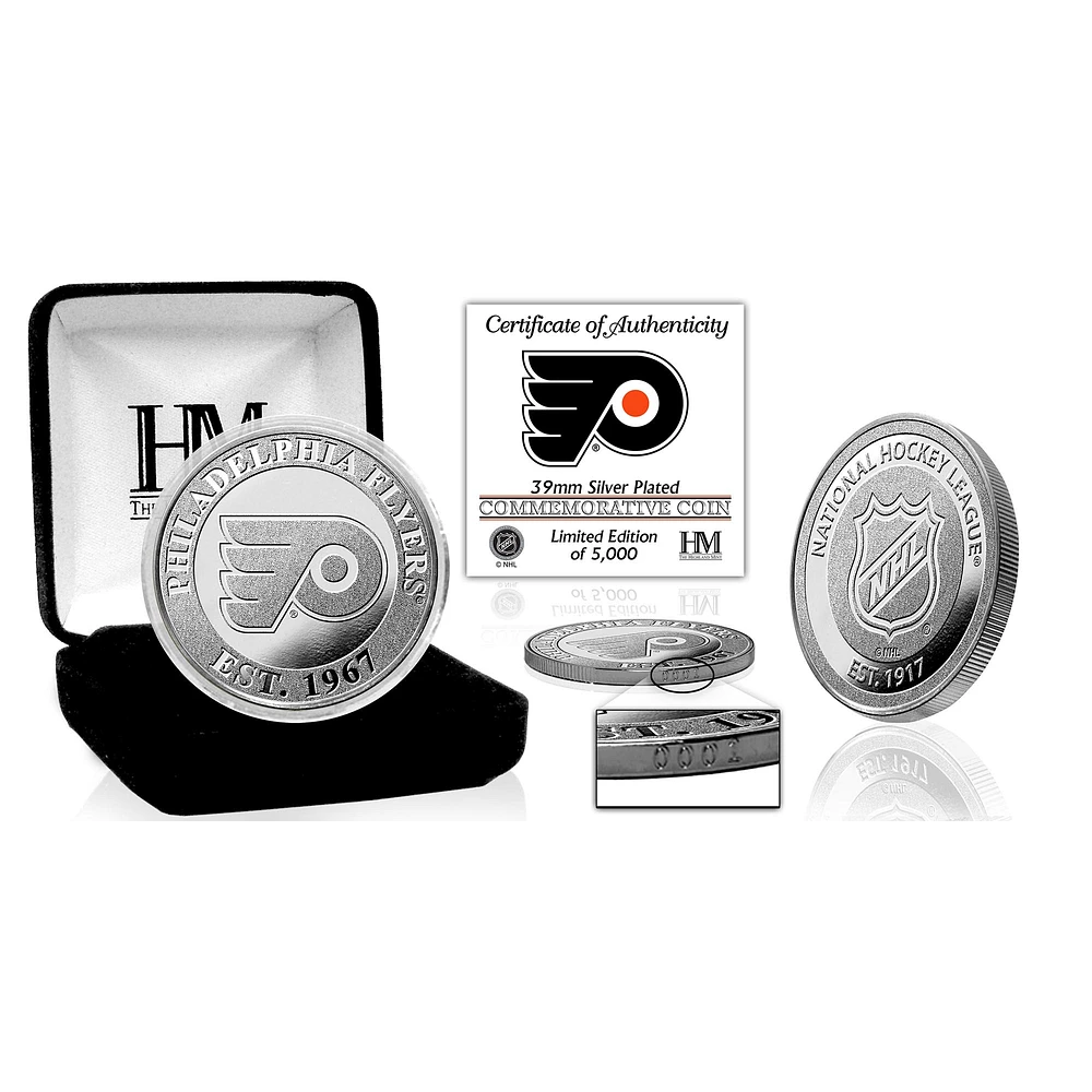 Highland Mint Philadelphia Flyers Silver Mint Coin